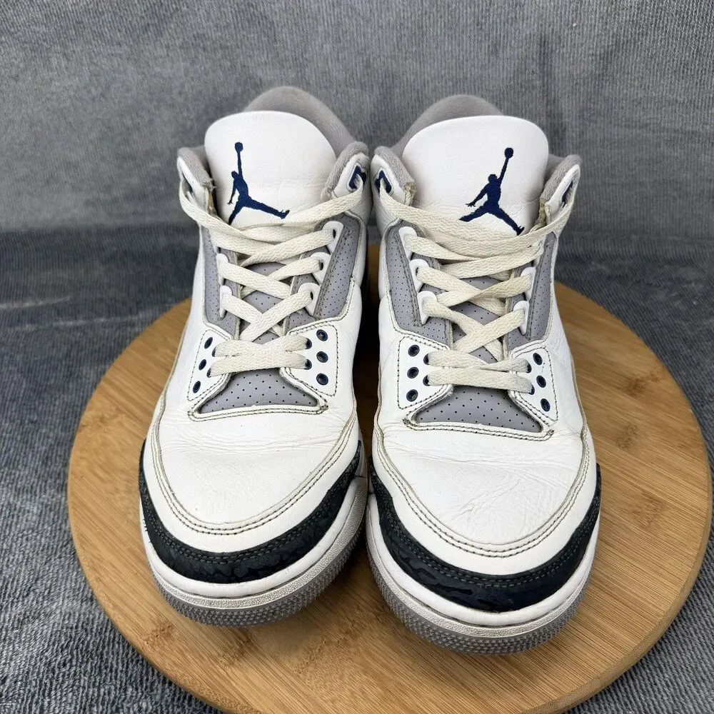 Jordan Air Jordan 3 Retro Midnight Navy Shoes Mens Size 10 Sneakers CT8532-140